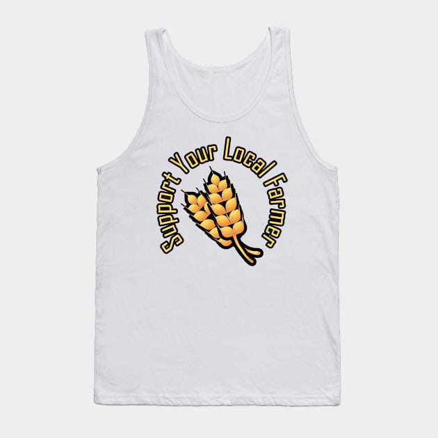 Support Your Local Farmer Tank Top by Ghani Store